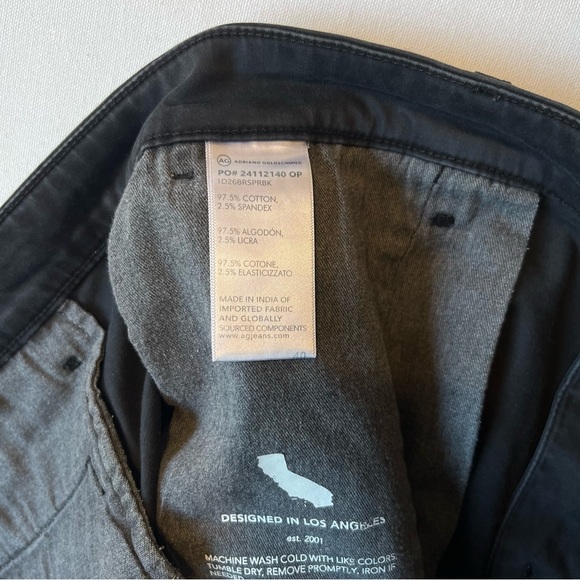 AG Adriano Goldschmied Cipher 7" Slim shorts Chino Faded black 40 Flat front Men - Picture 5 of 8